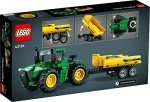 LEGO Technic John Deere 9620R 4WD Tractor Toy 42136 Building Toy - Collectible Model with Trailer, Featuring Realistic Details, Construction Farm Toy for Kids Ages 8+