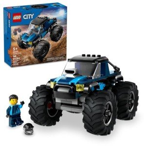 LEGO City Blue Monster Truck Playset with Minifigure
