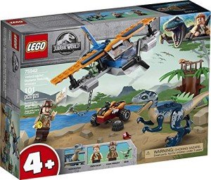 LEGO Jurassic World Velociraptor Biplane Rescue Set