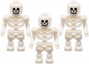 Lego Skeleton Minifigures Halloween Party Set