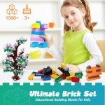 1800-Piece Classic Building Blocks Set with Accessories