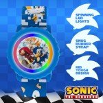 Sonic The Hedgehog Kids' LED Watch - Blue Strap