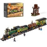 Wild West Freight Train Building Set - 1524 Pcs