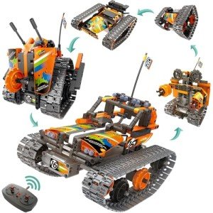 5-in-1 STEM Remote Control Building Kit for Kids