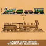 Wild West Freight Train Building Set - 1524 Pcs