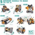 5-in-1 STEM Remote Control Building Kit for Kids
