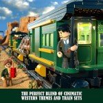 Wild West Freight Train Building Set - 1524 Pcs