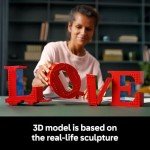 LEGO Art: Love Building Set for Adults