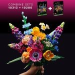 LEGO Flower Bouquet Building Set for Home Decor