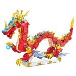 Lunar New Year Dragon Building Blocks Set