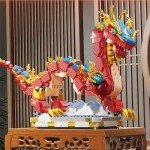 Lunar New Year Dragon Building Blocks Set