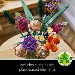LEGO Flower Bouquet Building Set for Home Decor