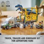 LEGO Jurassic World Allosaurus Transport Truck Set