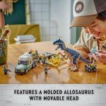 LEGO Jurassic World Allosaurus Transport Truck Set