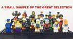 10 Random Authentic Lego Minifigures Pack