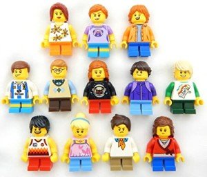 5 Random Lego Minifigures for Kids
