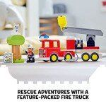 LEGO DUPLO Fire Truck Toy Set for Toddlers