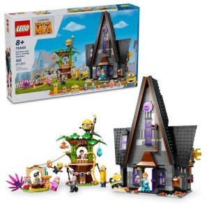 LEGO Despicable Me 4 Minions and Gru's Family Mansion, Minions Toy House and Tree Playset from Movie, Fun Despicable Me Toy, Creative Gift for Boys and Girls Aged 8 and Up, 75583