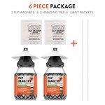 2-Pack Outdoor Fly Traps with Non-Toxic Bait