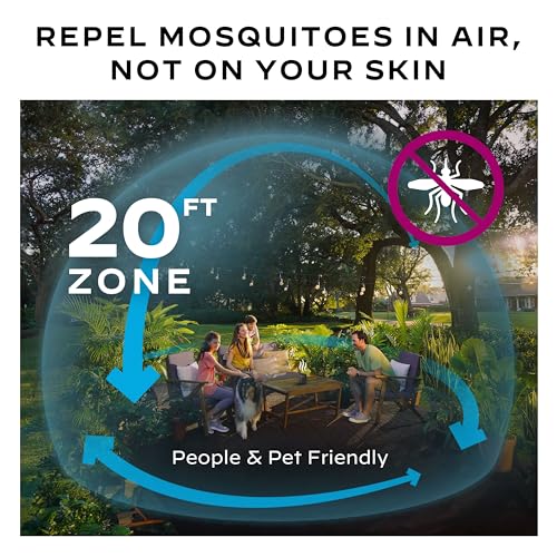 Thermacell Patio Shield E90 Mosquito Repeller, 20' Protection