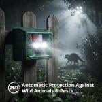 Outdoor Ultrasonic Animal Repeller with Motion Sensor