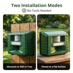 Outdoor Ultrasonic Animal Repeller with Motion Sensor