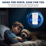 Ultrasonic Pest Repeller - 6 Pack Indoor Defense