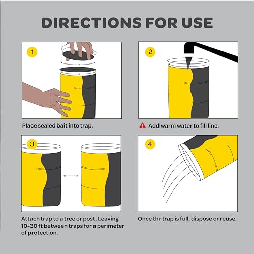 Outdoor Hanging Fly Trap Set - Non-Toxic Bait