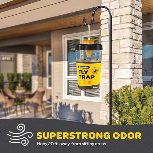 Outdoor Hanging Fly Trap Set - Non-Toxic Bait