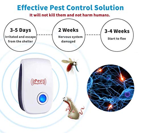 BONTIGA Ultrasonic Indoor Pest Repeller (6 Pack)