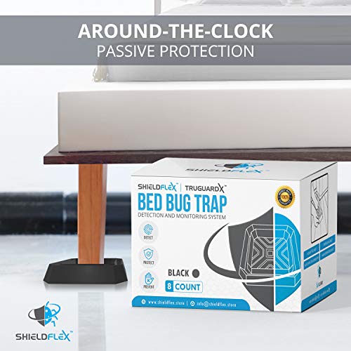 8-Pack Eco-Friendly Bed Bug Traps by TruGuard