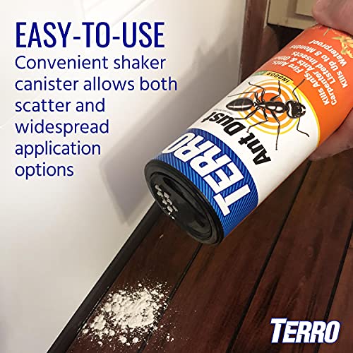 TERRO T600 Ant Dust Powder - Kills Ants, Roaches