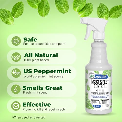Mighty Mint 16oz Peppermint Oil Insect & Pest Spray