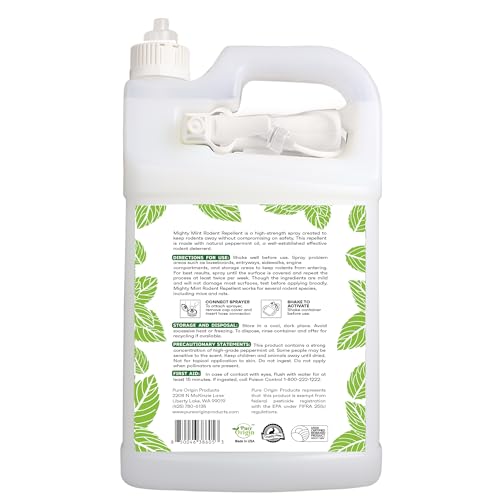 Mighty Mint Natural Peppermint Oil Rodent Spray