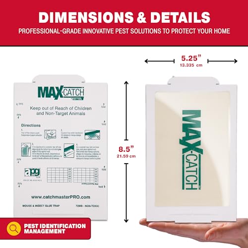 Catchmaster Mouse & Rat Glue Traps - 72 Pack