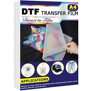 50 Sheets DTF Transfer Film - 8.3" x 11.7