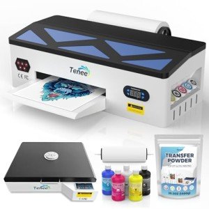 A3 DTF Printer with Roll Feeder & Ink