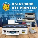 Tenee A3 DTF Printer with Automatic Cleaning & Ink