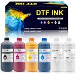 Premium DTF Ink 1000ML 6 Pack for Printers