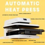 HTVRONT 15x15 Auto T-Shirt Heat Press Machine