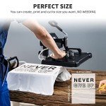 25 Sheets A4 DTF Transfer Film for All Printers