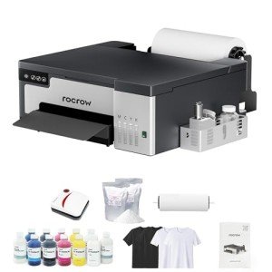RocRow A4 DTF Printer for DIY T-shirt Transfers