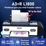 Mzk A3 DTF Printer with Roll Feed System