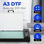 PUNEHOD A3 DTF Printer with White Ink System