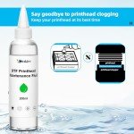 Xcinkjet DTF Ink 1200ML Refill for ET-8550 XP-15000 L1800 L805 R1390 R2400 D570, Heat Transfer Printing Ink Set & DTF Printhead Maintenance Fluid (200ML x 6)