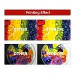 storcfe DTF Pigment Ink, Transfer Ink Refill for All DTF Transfer Printers Epson ET-8550 XP-15000 L1800 L800 R2400 P400 P800, Heat Transfer Printing Direct to Film (6-Pack, 2 White + BKCMY)