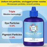 Yamation DTF Ink 600ml: Refill for DTF Printers Epson ET2800,ET-8550, XP-15000, L1800, L805, R1390, R2400, Direct to Film Printing (100ml x 6, White Cyan Magenta Yellow Black)
