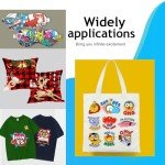 LCL Premium DTF Ink 1500ML-DTF Transfer Ink for PET Film Refill for DTF Printers ET-8550 XP-15000 L1800 L805 R1390 R2400 Heat Transfer Printing Direct to Film (250ml x 6, CMYK 2Wh)