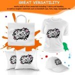 TRILINK DTF Transfer Film Paper A4 (8.5" x 11")-30 Sheets, Premium Double-Sided Matte Clear PreTreat Sheets - PET Heat Transfer Paper for Sublimation Printer Direct Print on T-Shirts Textile