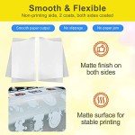 Yamation DTF Transfer Film: A3 50 Sheets Premium Double-Sided Matte Finish PET Transfer Paper Direct to T Shirts